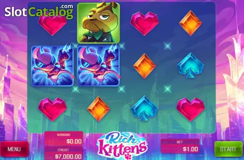 Οθόνη2. Rich Kittens Κουλοχέρης