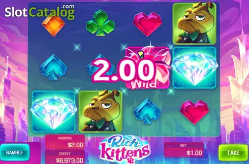 Οθόνη4. Rich Kittens Κουλοχέρης