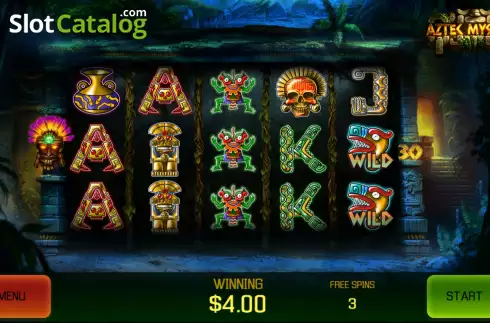 Οθόνη7. Aztec Mystery (Apollo Games) Κουλοχέρης