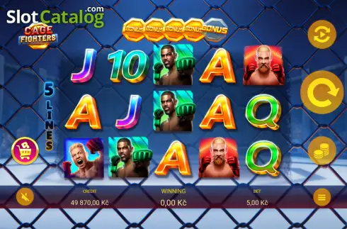 Οθόνη2. Cage Fighters Κουλοχέρης