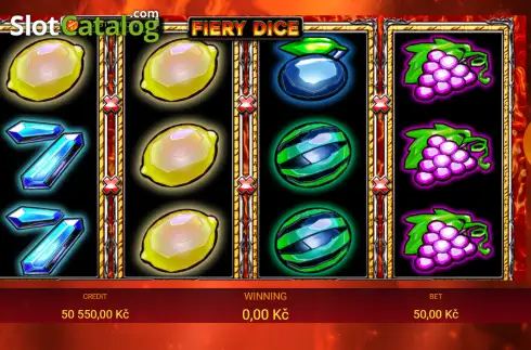 Οθόνη2. Fiery Dice Κουλοχέρης