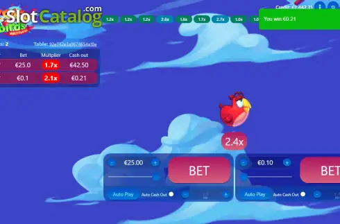 Οθόνη3. Crash Birds Κουλοχέρης