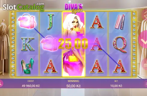Οθόνη3. Diva's Spin Κουλοχέρης