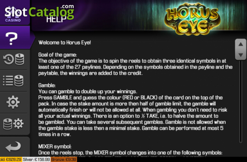 Οθόνη9. Horus Eye (Apollo Games) Κουλοχέρης