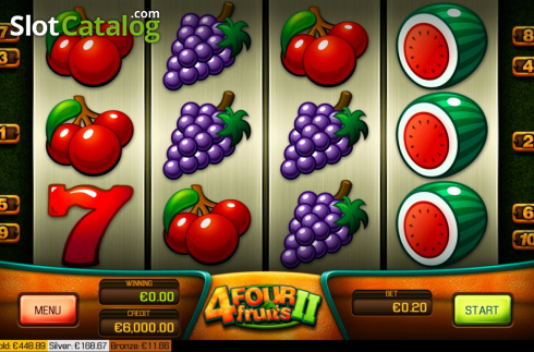 Οθόνη2. Four Fruits 2 Κουλοχέρης