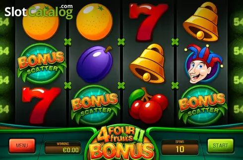 Οθόνη6. Four Fruits 2 Κουλοχέρης