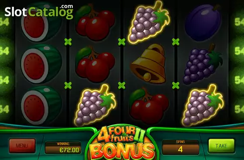 Οθόνη8. Four Fruits 2 Κουλοχέρης