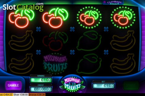 Οθόνη4. Midnight Fruits Κουλοχέρης
