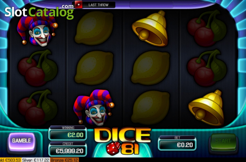Οθόνη4. Dice 81 Κουλοχέρης