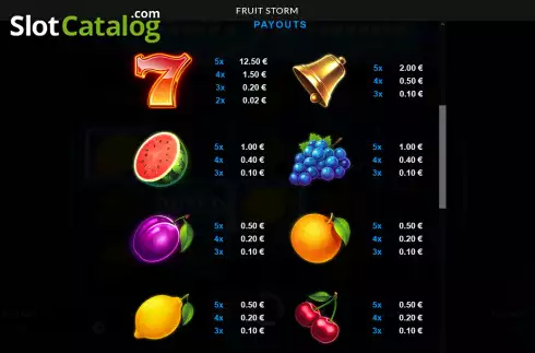 Οθόνη6. Fruit Storm (Apparat Gaming) Κουλοχέρης