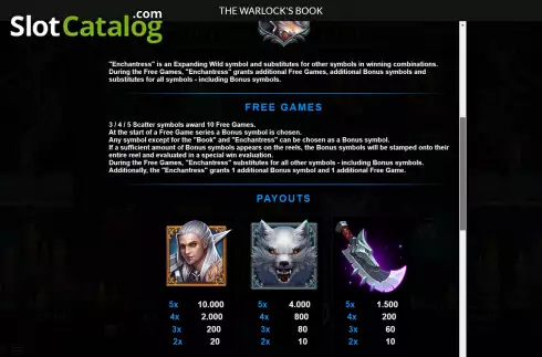 Οθόνη7. The Warlock's Book Κουλοχέρης