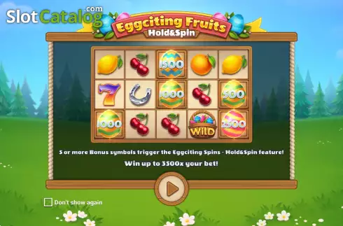 Οθόνη2. Eggciting Fruits - Hold and Spin Κουλοχέρης 