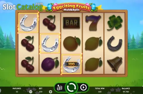Οθόνη4. Eggciting Fruits - Hold and Spin Κουλοχέρης 