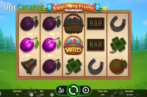Οθόνη5. Eggciting Fruits - Hold and Spin Κουλοχέρης 