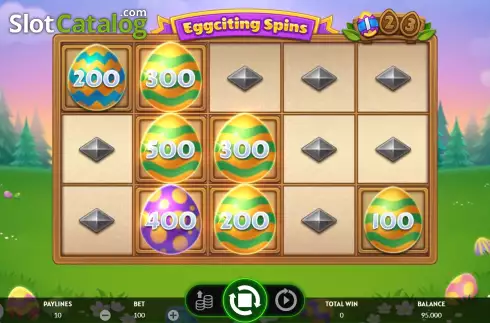 Οθόνη9. Eggciting Fruits - Hold and Spin Κουλοχέρης 