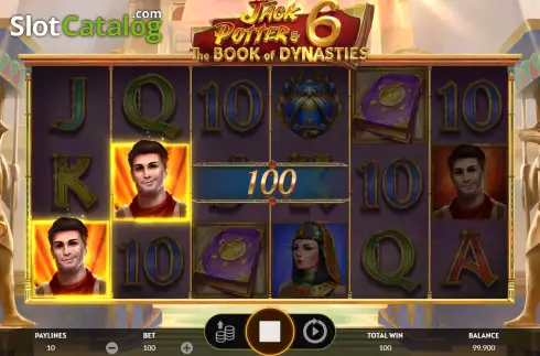 Οθόνη3. Jack Potter and The Book of Dynasties 6 Κουλοχέρης