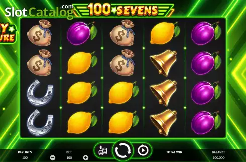 Οθόνη3. 100 Sevens Κουλοχέρης