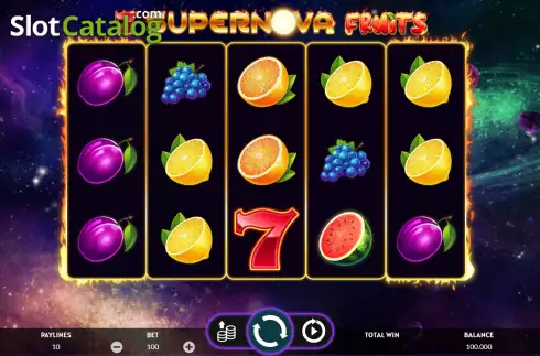 Οθόνη3. 7 Supernova Fruits Κουλοχέρης