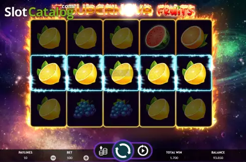Οθόνη6. 7 Supernova Fruits Κουλοχέρης