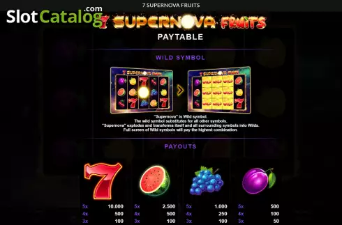 Οθόνη9. 7 Supernova Fruits Κουλοχέρης