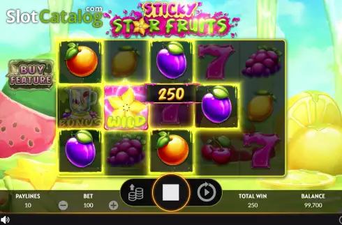 Οθόνη3. Sticky Star Fruits Κουλοχέρης