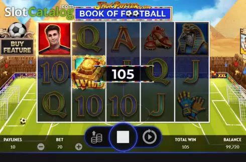 Οθόνη3. Jack Potter & The Book of Football Κουλοχέρης