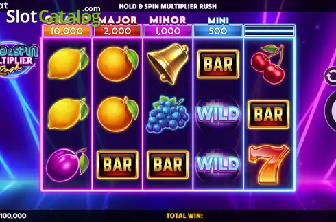 Οθόνη2. Hold & Spin Multiplier Rush Κουλοχέρης