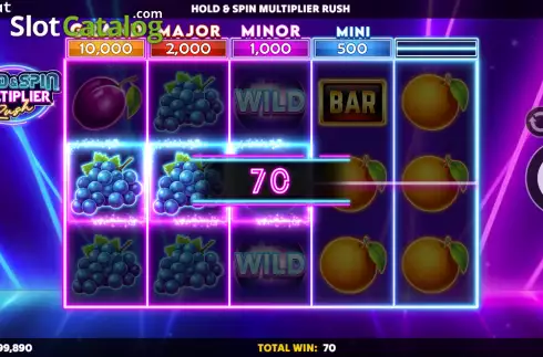 Οθόνη3. Hold & Spin Multiplier Rush Κουλοχέρης