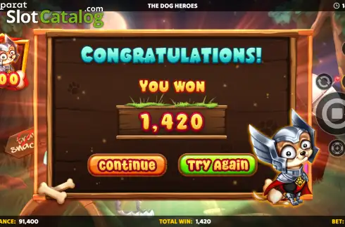 Οθόνη3. The Dog Heroes Κουλοχέρης