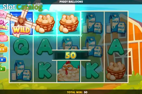 Οθόνη3. Piggy Balloons Κουλοχέρης