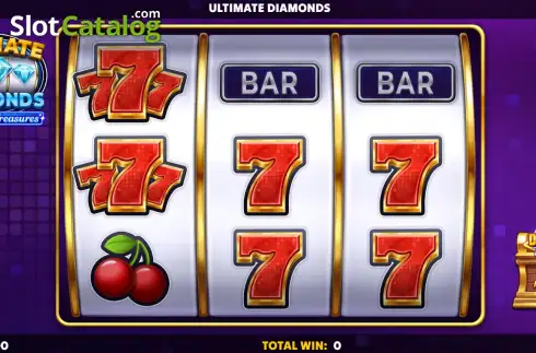 Οθόνη2. Ultimate Diamonds Diamond Treasures Κουλοχέρης