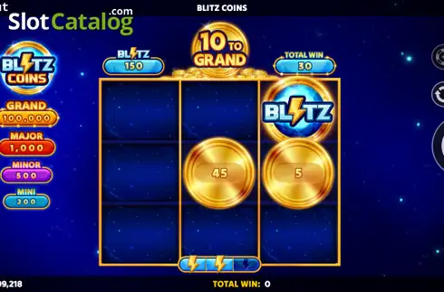 Οθόνη3. Blitz Coins Κουλοχέρης