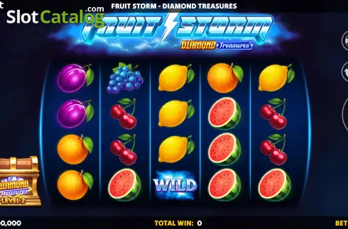 Οθόνη2. Fruit Storm Diamond Treasures Κουλοχέρης