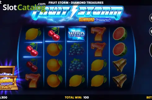 Οθόνη3. Fruit Storm Diamond Treasures Κουλοχέρης