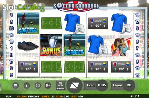Οθόνη2. Soccer Goooooal Κουλοχέρης