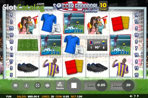 Οθόνη4. Soccer Goooooal Κουλοχέρης