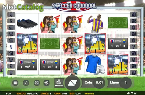 Οθόνη5. Soccer Goooooal Κουλοχέρης