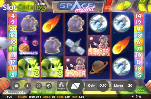 Οθόνη2. Space Exploit Κουλοχέρης