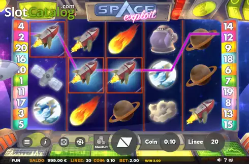 Οθόνη3. Space Exploit Κουλοχέρης