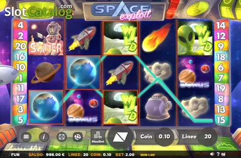 Οθόνη4. Space Exploit Κουλοχέρης