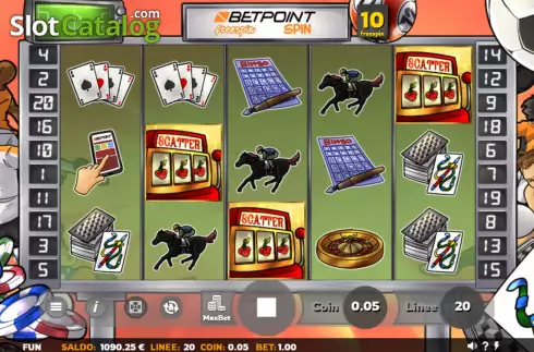 Οθόνη4. Betpoint Spin Κουλοχέρης