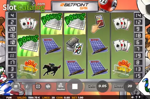 Οθόνη5. Betpoint Spin Κουλοχέρης