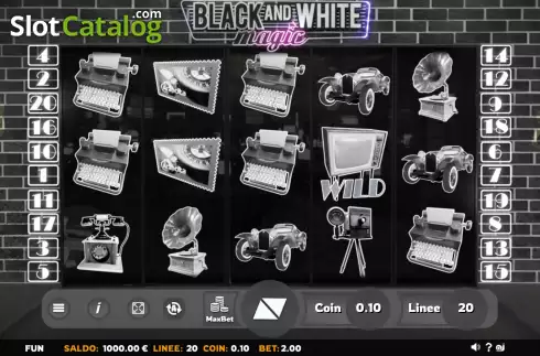 Οθόνη2. Black and White Magic Κουλοχέρης