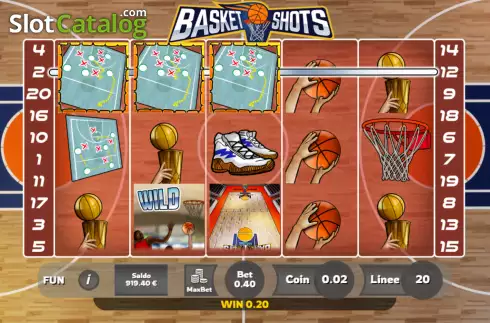 Οθόνη3. Basket Shots Κουλοχέρης
