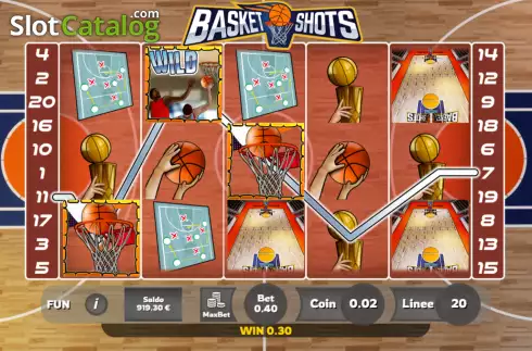 Οθόνη4. Basket Shots Κουλοχέρης
