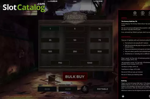 Οθόνη6. The Armory Bulk Buy Κουλοχέρης