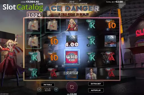 Οθόνη4. Ace Danger Κουλοχέρης