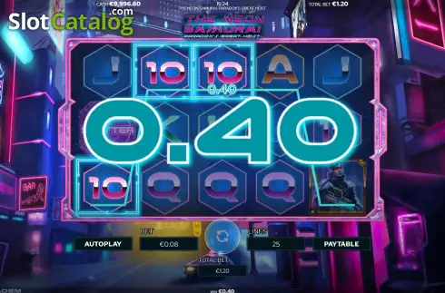 Οθόνη3. The Neon Samurai: Paradox's Great Heist Κουλοχέρης