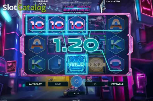 Οθόνη4. The Neon Samurai: Paradox's Great Heist Κουλοχέρης