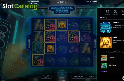 Οθόνη5. Galactic Tour Κουλοχέρης